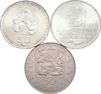 50 Kčs 1971 - 50 let KSČ, Pavol Országh Hviezdoslav, — 2