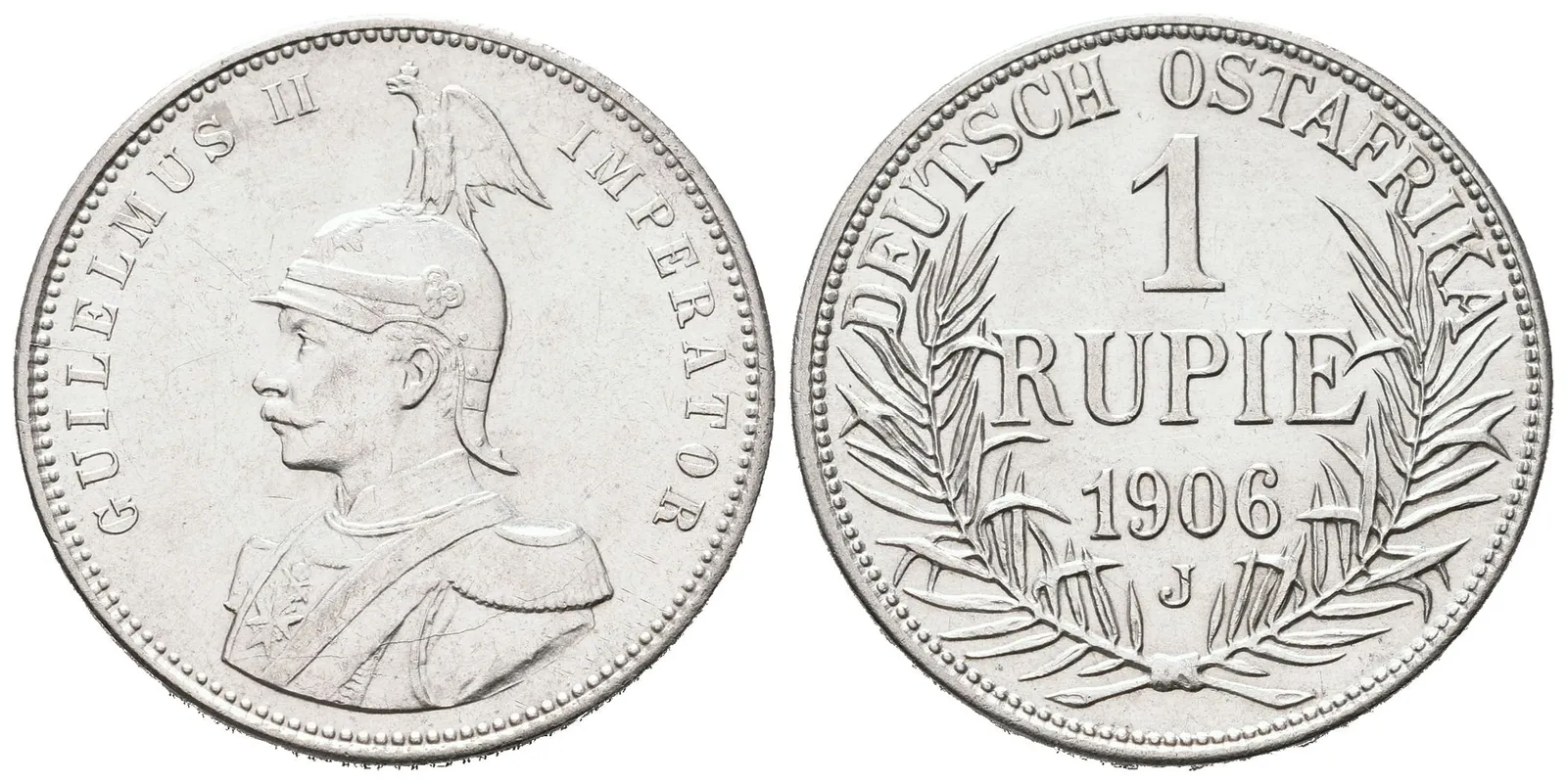 Německá východní Afrika, 1 Rupie 1906 J