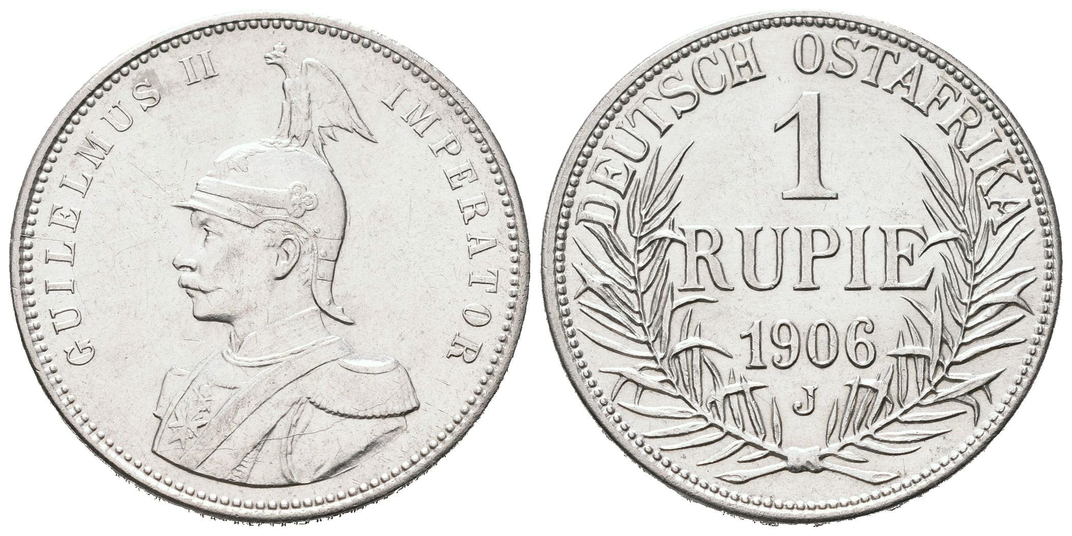 Německá východní Afrika, 1 Rupie 1906 J