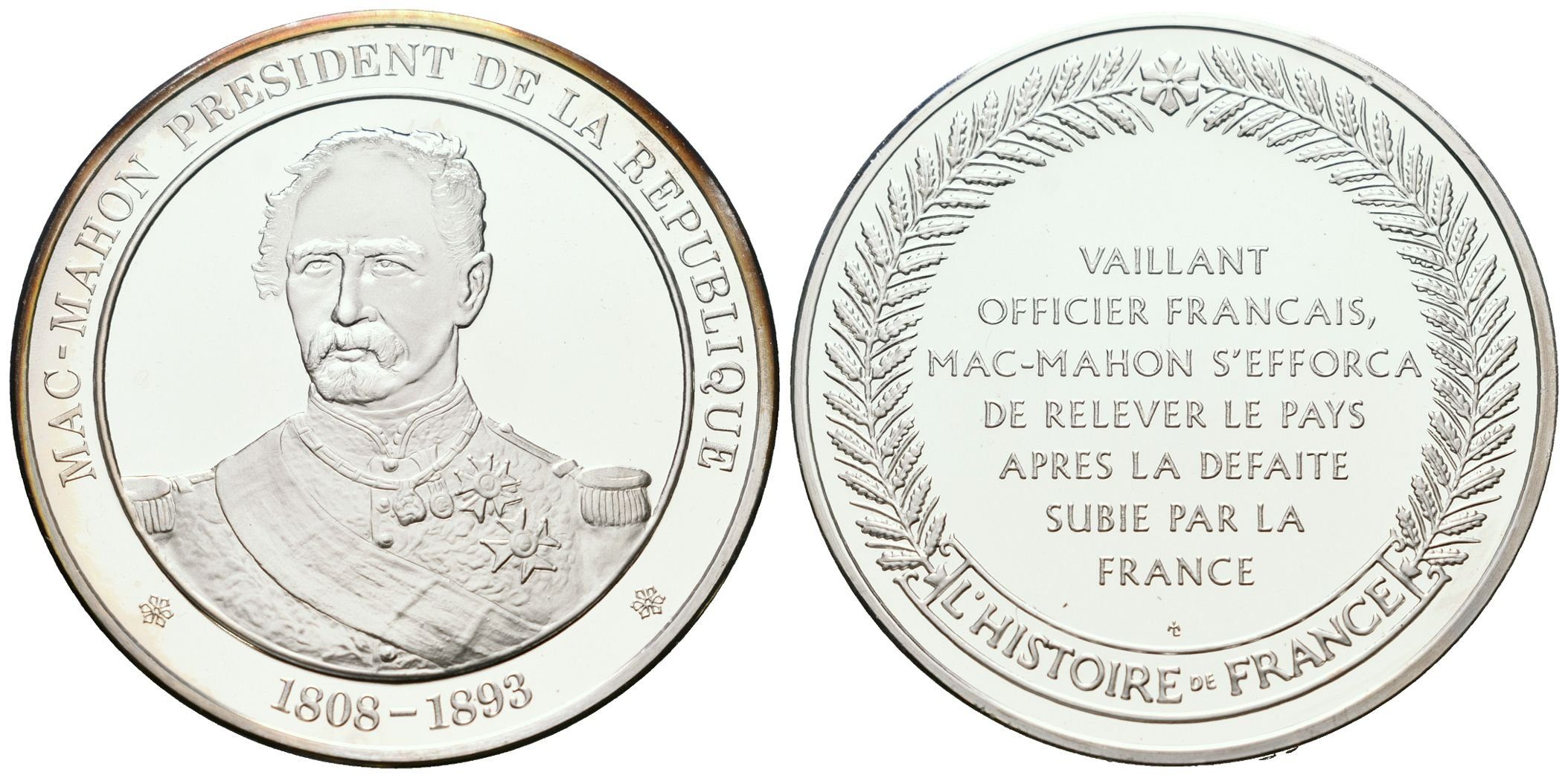 Francie - AR Medaile b.l. - Mac-Mahon