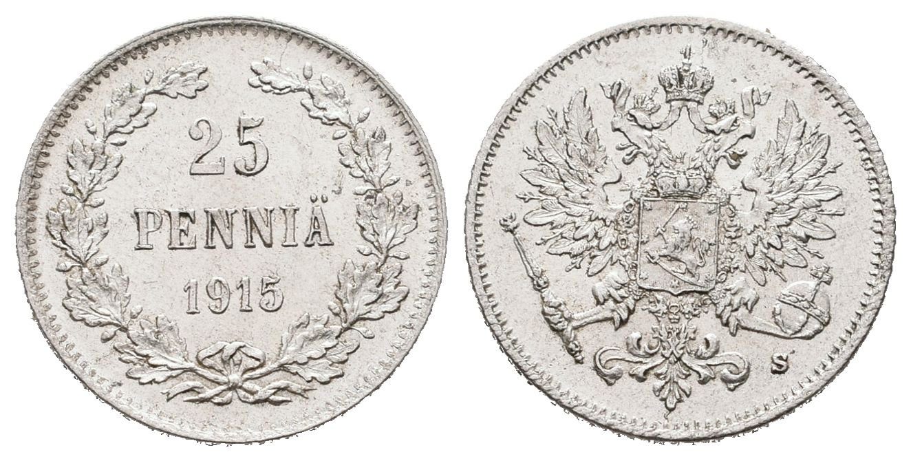 Finsko pod Ruskem, 25 Penniä 1915