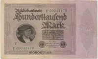 Německo, 100000 Mark 1923, Ro.82b