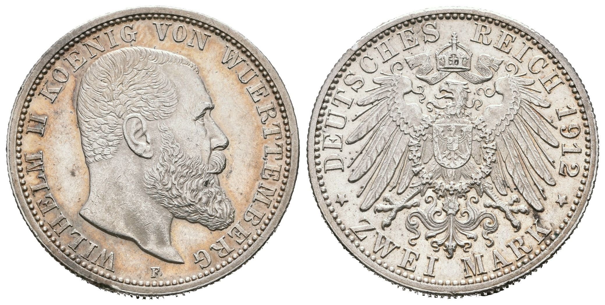 Württembersko, 2 Marka 1912