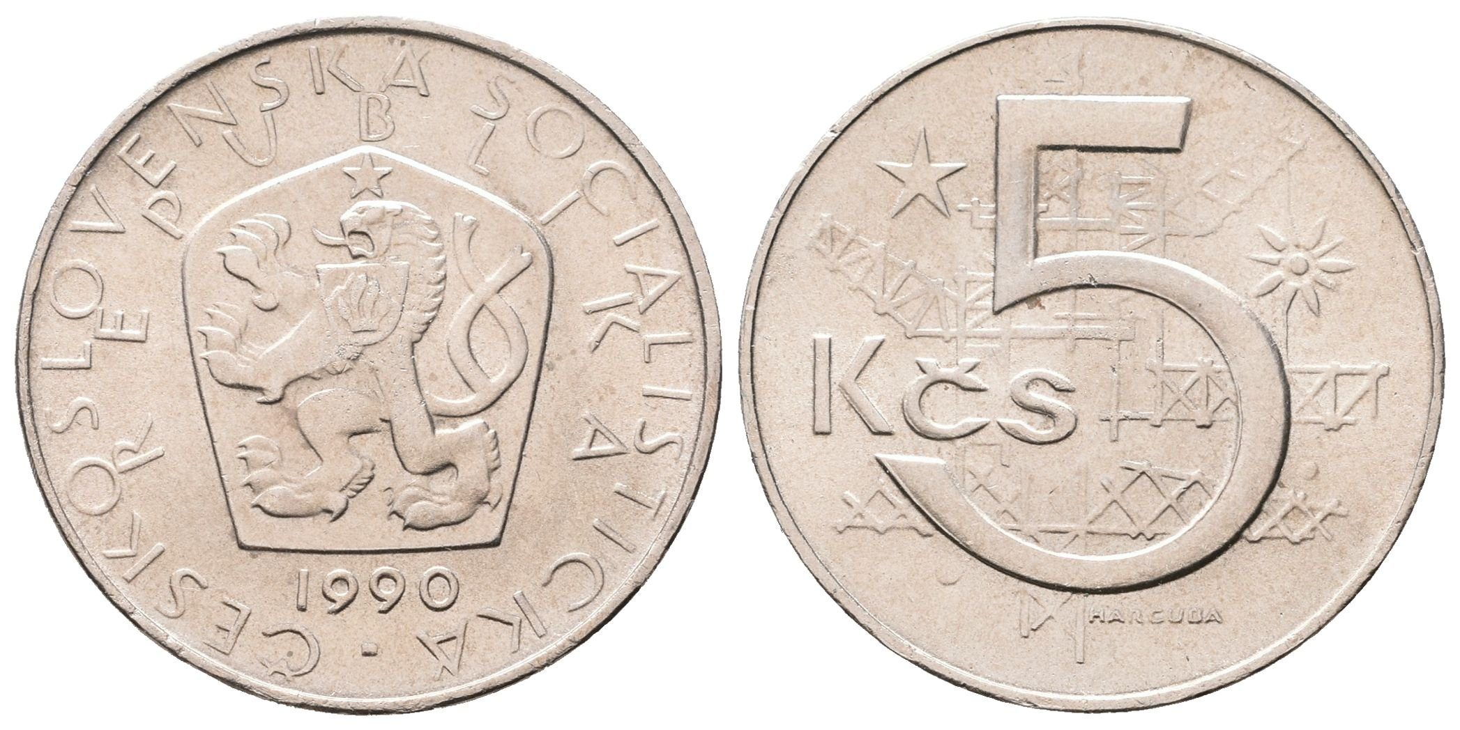 5 Koruna 1990