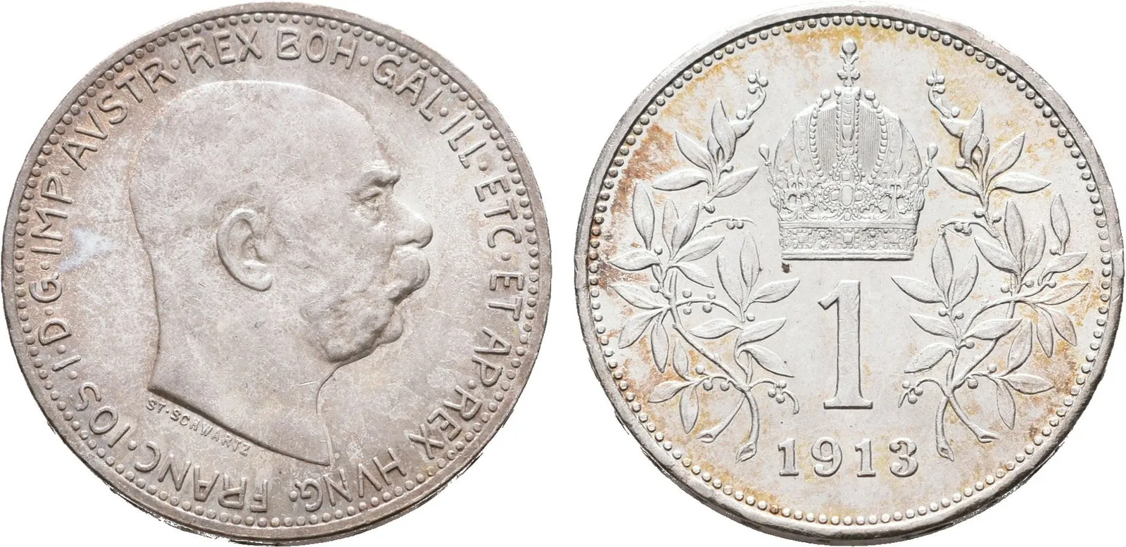 1 Koruna 1913
