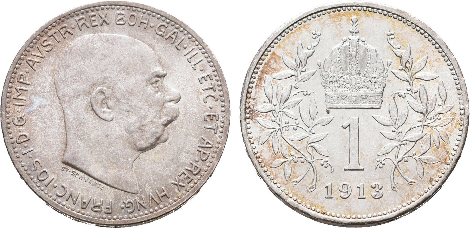 1 Koruna 1913