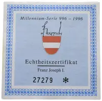 Rakousko, 100 Schilling 1994 - Císař František Josef I. - fotografie 2