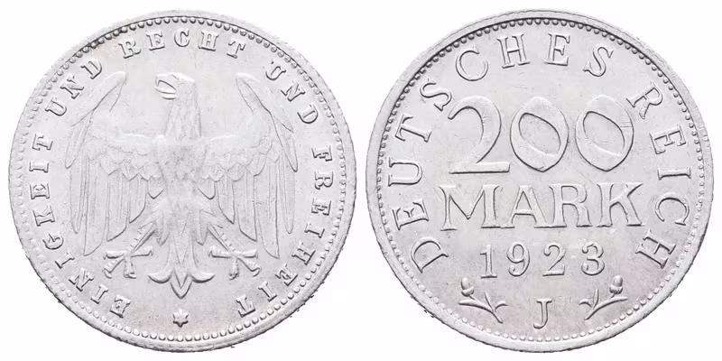 Výmar, 200 Marka 1923 J