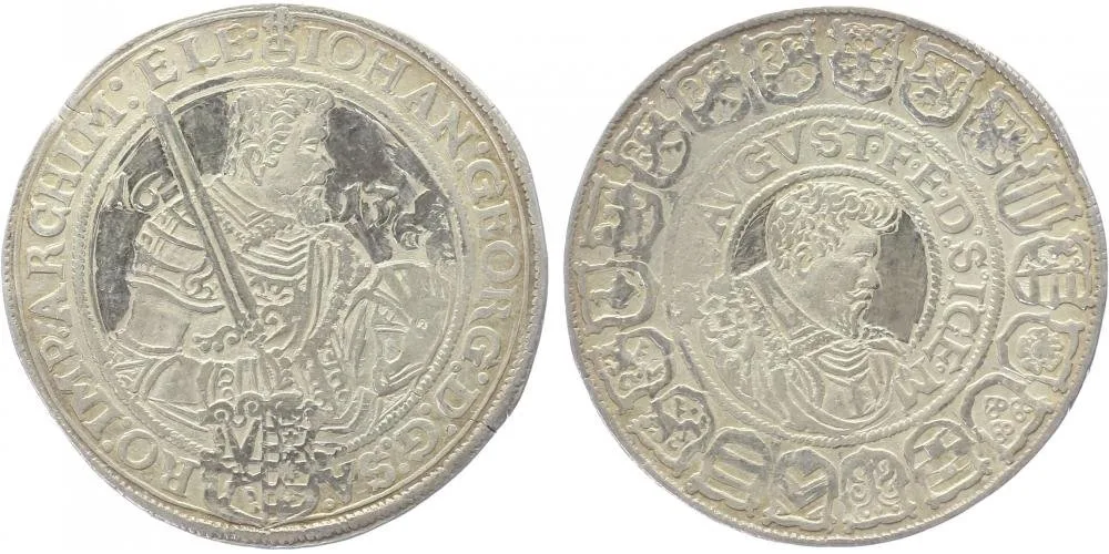 Sasko, Johann Georg I. a August, 1611 - 1615 — 1