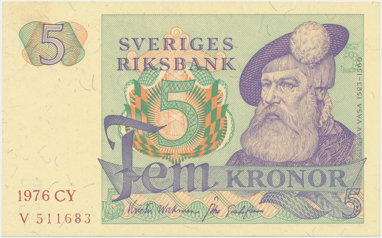 Švédsko, 5 Kronor 1976, P.51c