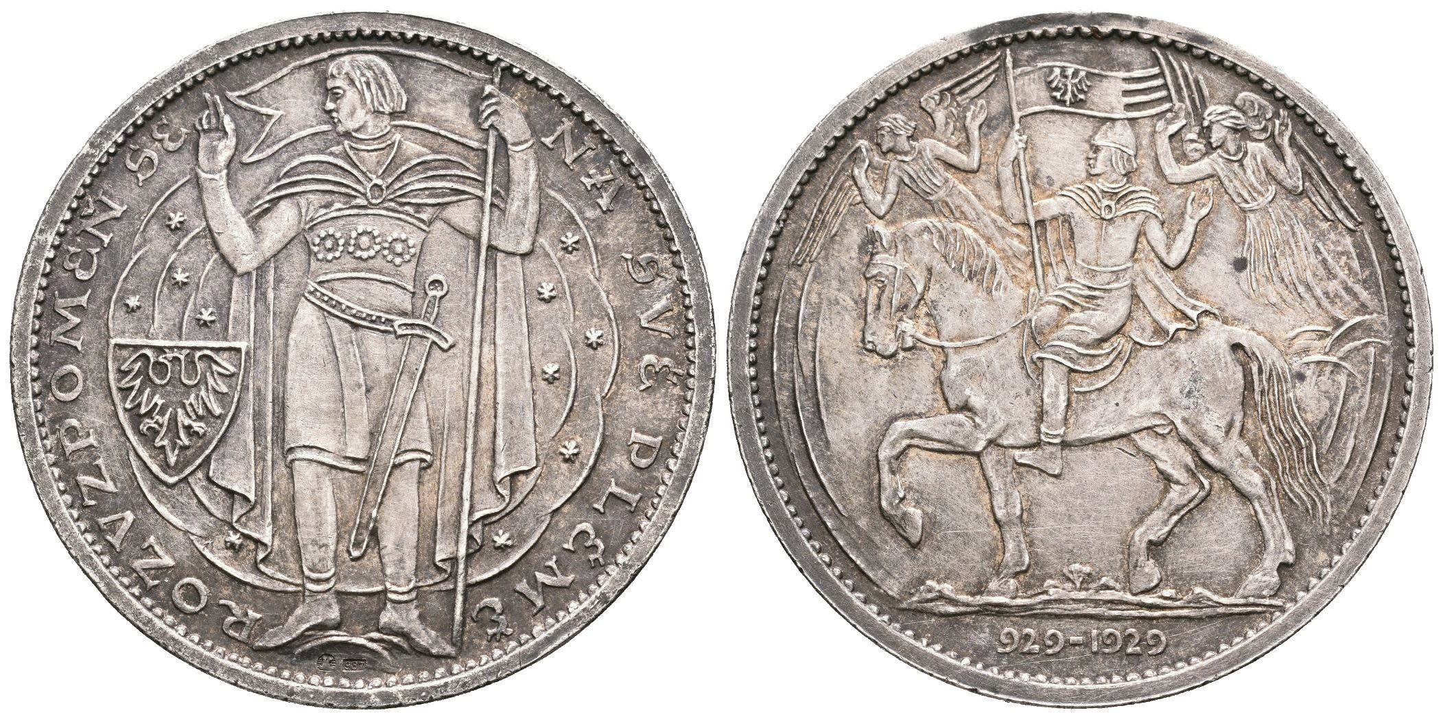 Španiel Otakar - Milenium sv. Václava 929 - 1929, 28 mm