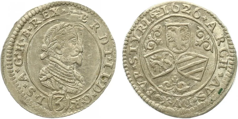 Ferdinand II., 1619 - 1637 (Mince dobrého zrna) — 1