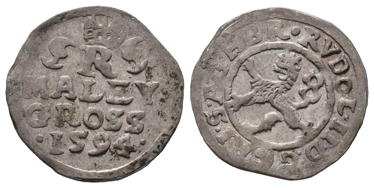 Rudolf II., Malý groš 1594, České Budějovice
