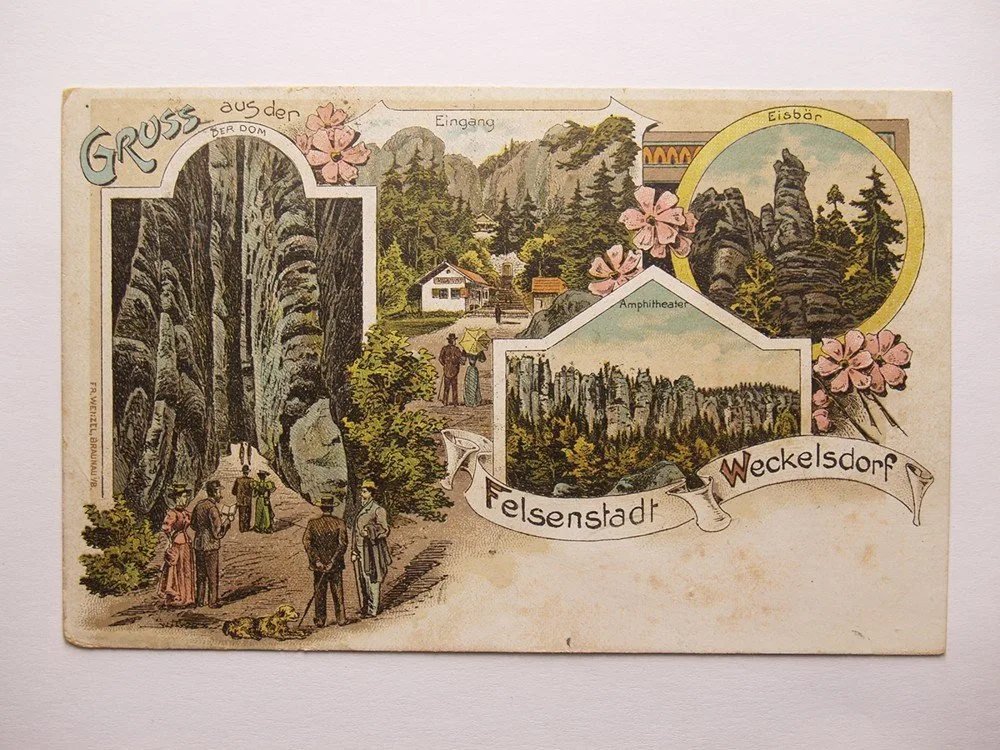 Východní Čechy,  Teplické skály, Weckelsdorf, okr. Náchod — 1