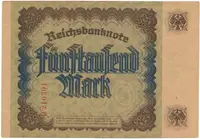 Německo, 5000 Mark 1922, Ro.76 - fotografie 2