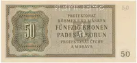 50 Koruna 1944, SPECIMEN, Hej.42a.S1 - fotografie 2