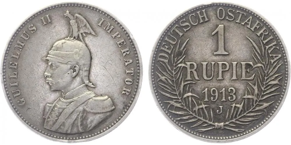 Koloniální ražby, Německá Východní Afrika — 1