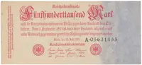 Německo, 500 000 Mark 1923, Ro.91a
