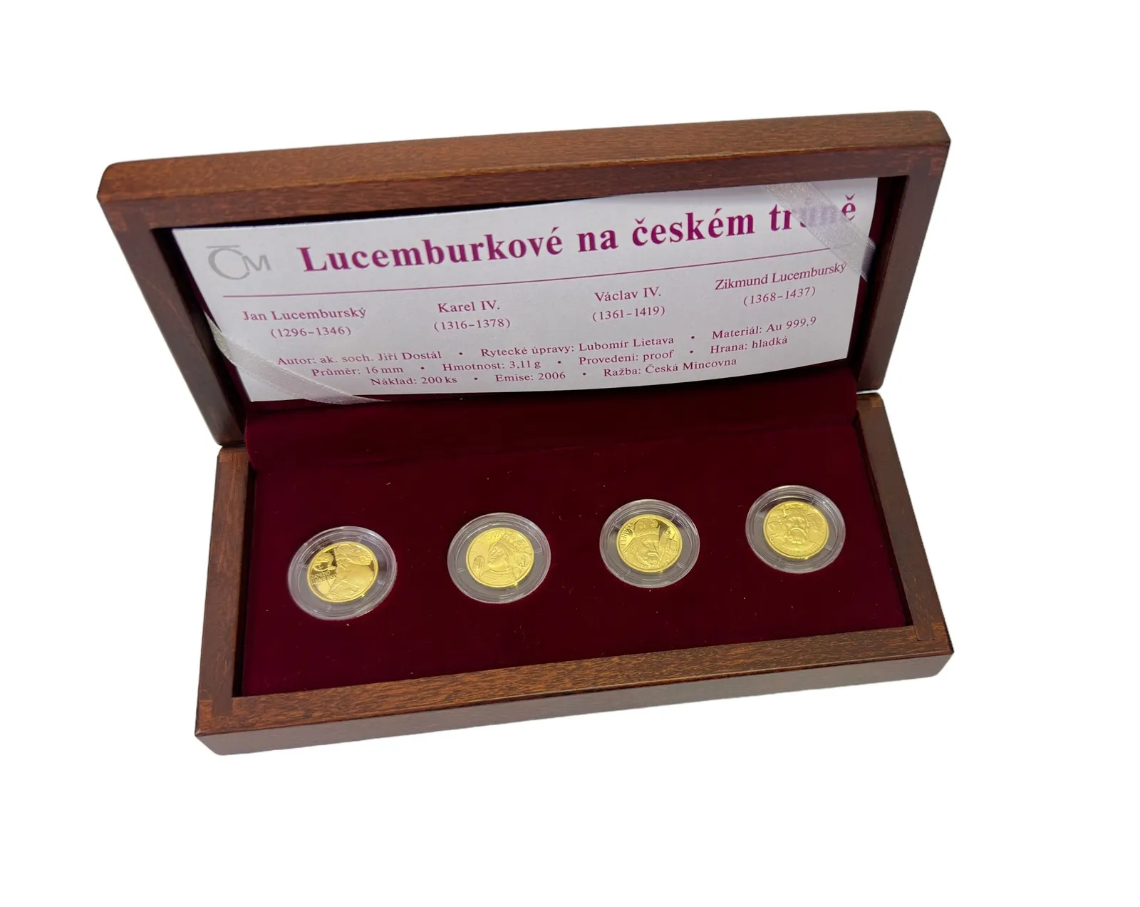 Medaile 2006 - Lucemburkové na českém trůně