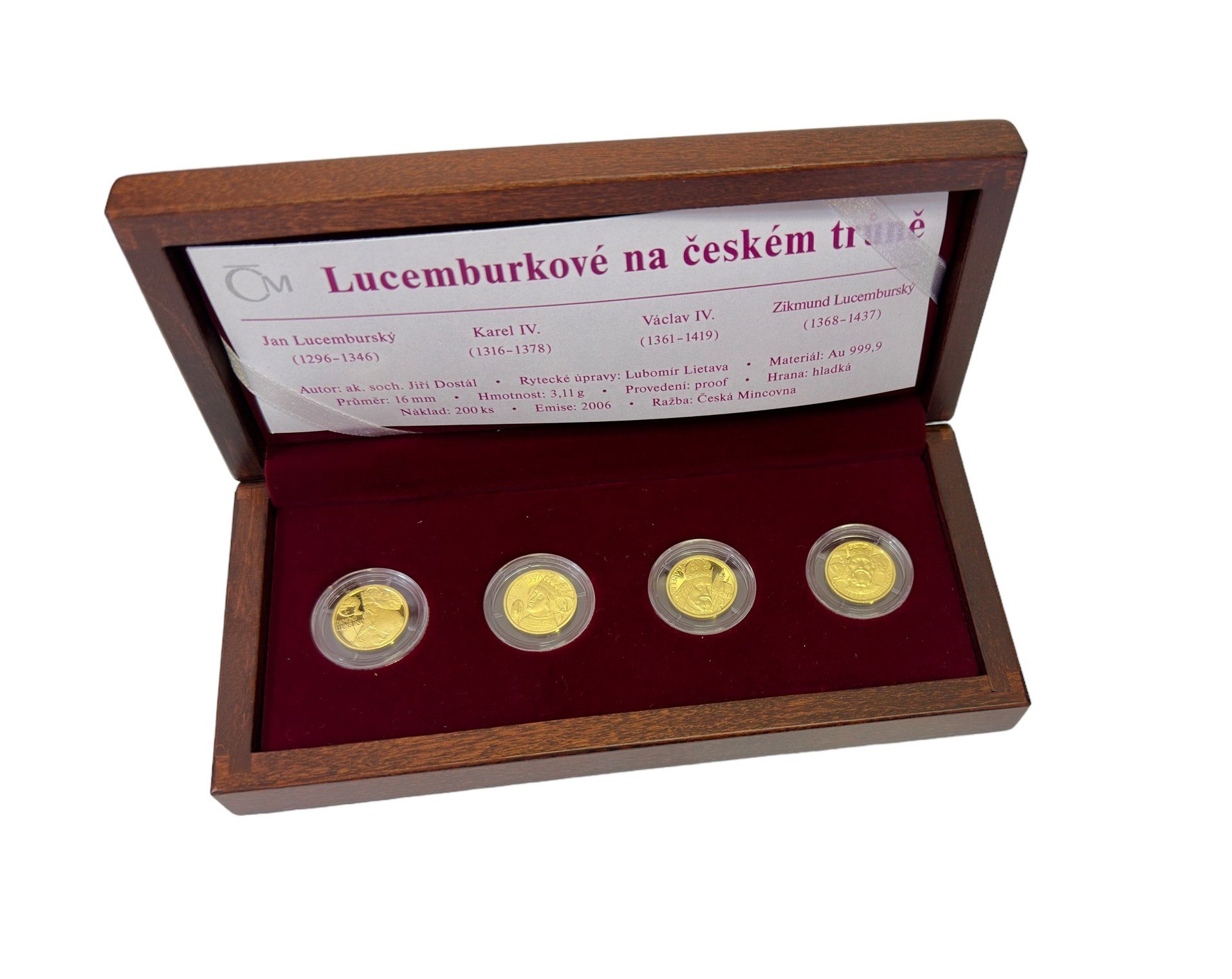 Medaile 2006 - Lucemburkové na českém trůně