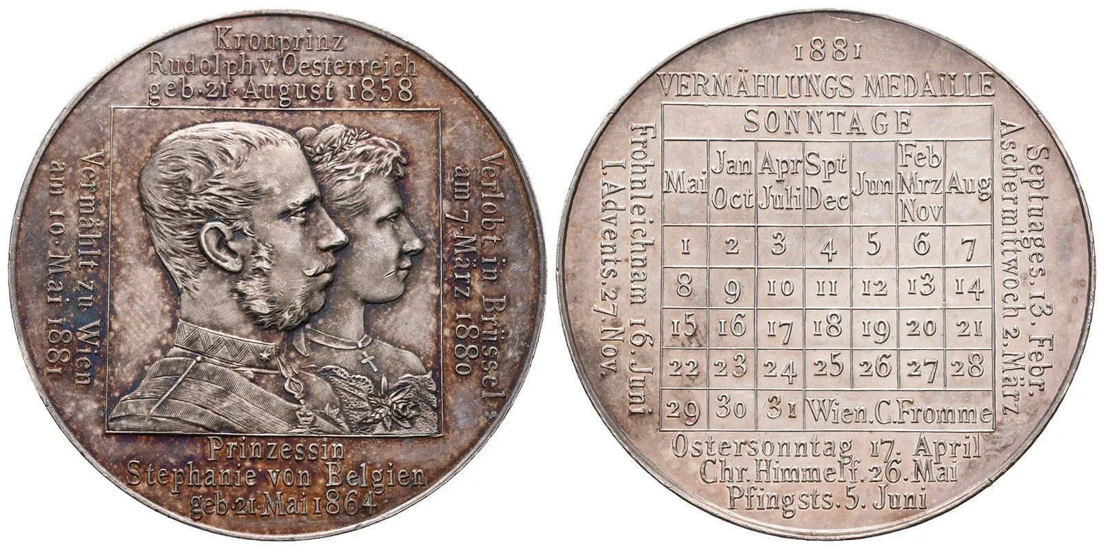 Arcivévoda Rudolf, 1858 - 1889 — 1