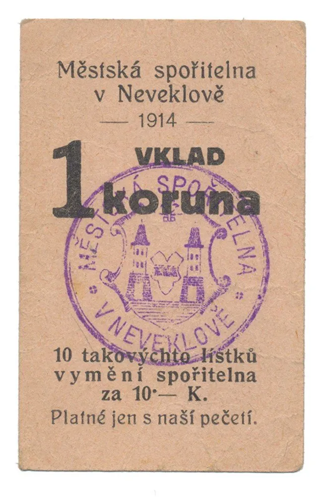 Nouzovky české od roku 1914 — 1
