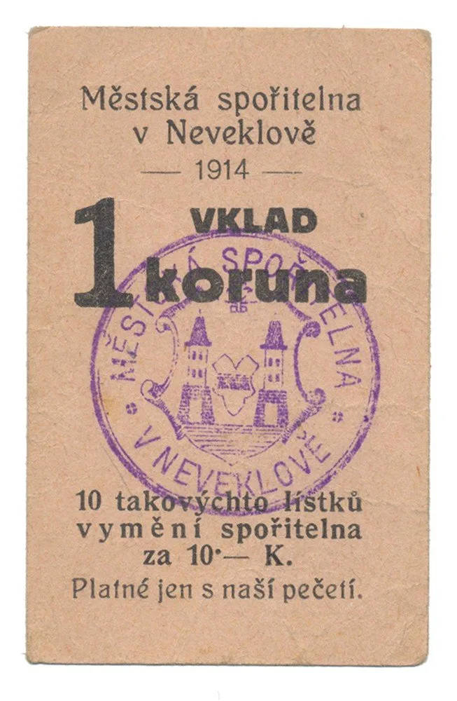 Nouzovky české od roku 1914 — 1