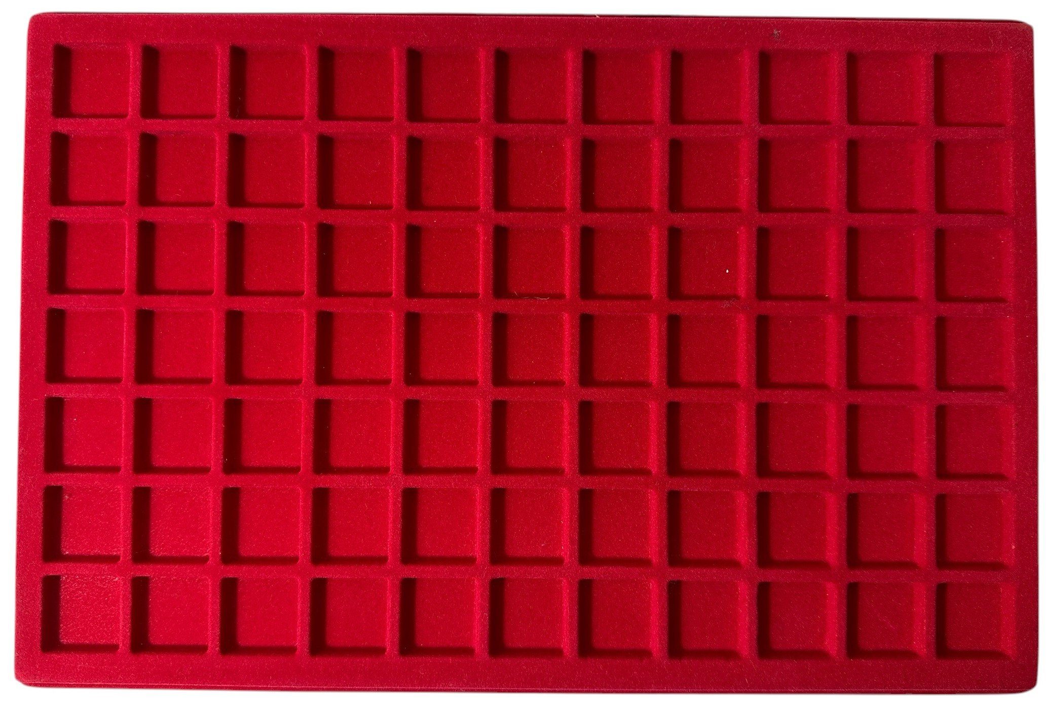 Použité - Plato 24x24 mm - 7 x 11 - Červené