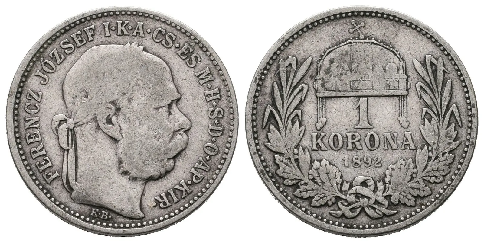 1 Koruna 1892 KB
