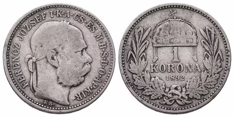 1 Koruna 1892 KB