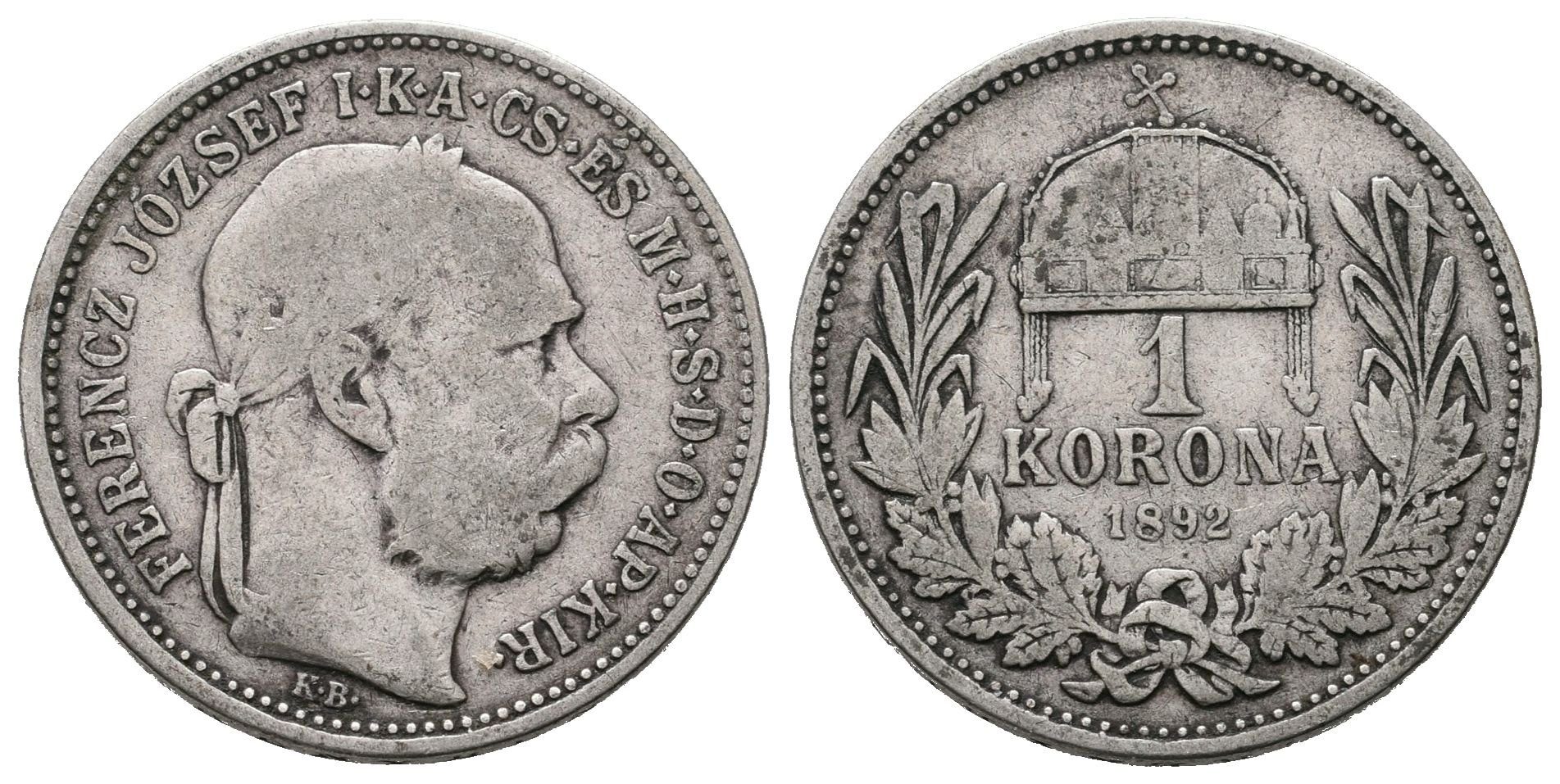 1 Koruna 1892 KB