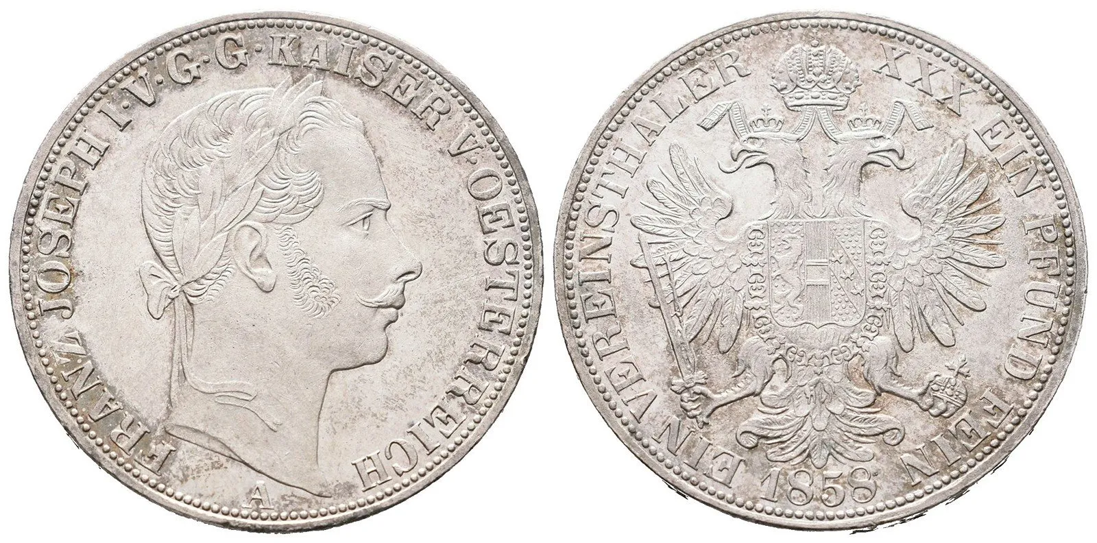 Rakouská a spolková měna, 1857 - 1892 — 1