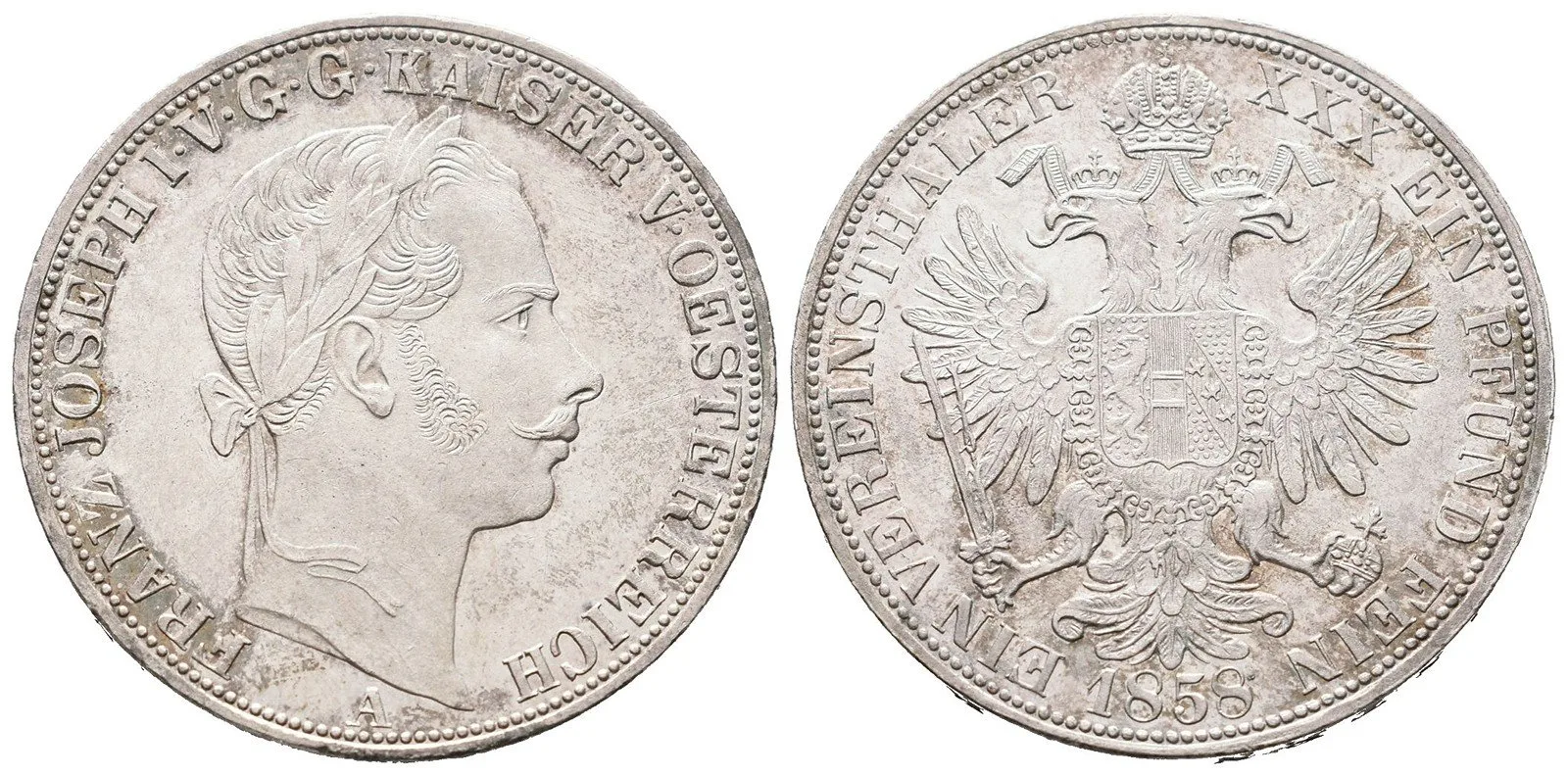Rakouská a spolková měna, 1857 - 1892 — 1