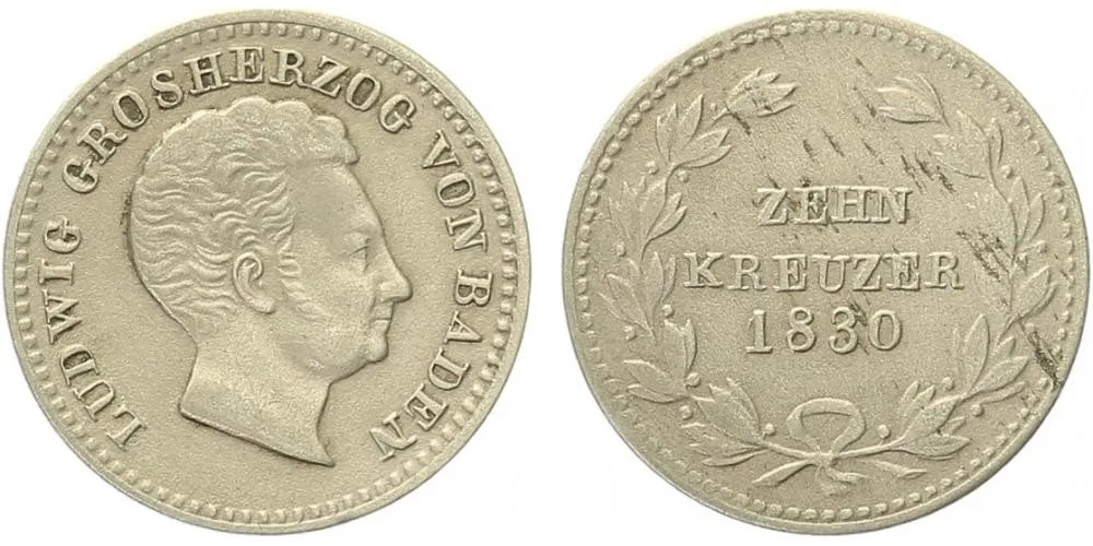 Baden, Ludwig I., 1818 - 1830 — 1