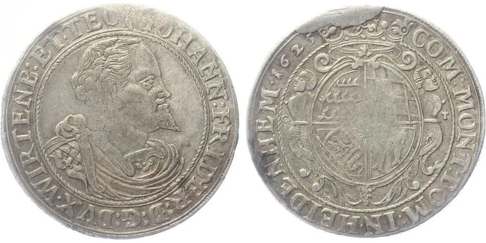 Württemberg, Johann Friedrich I., 1608 - 1628 — 1