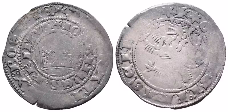 Jan Lucemburský, Pražský groš, Castelin 1