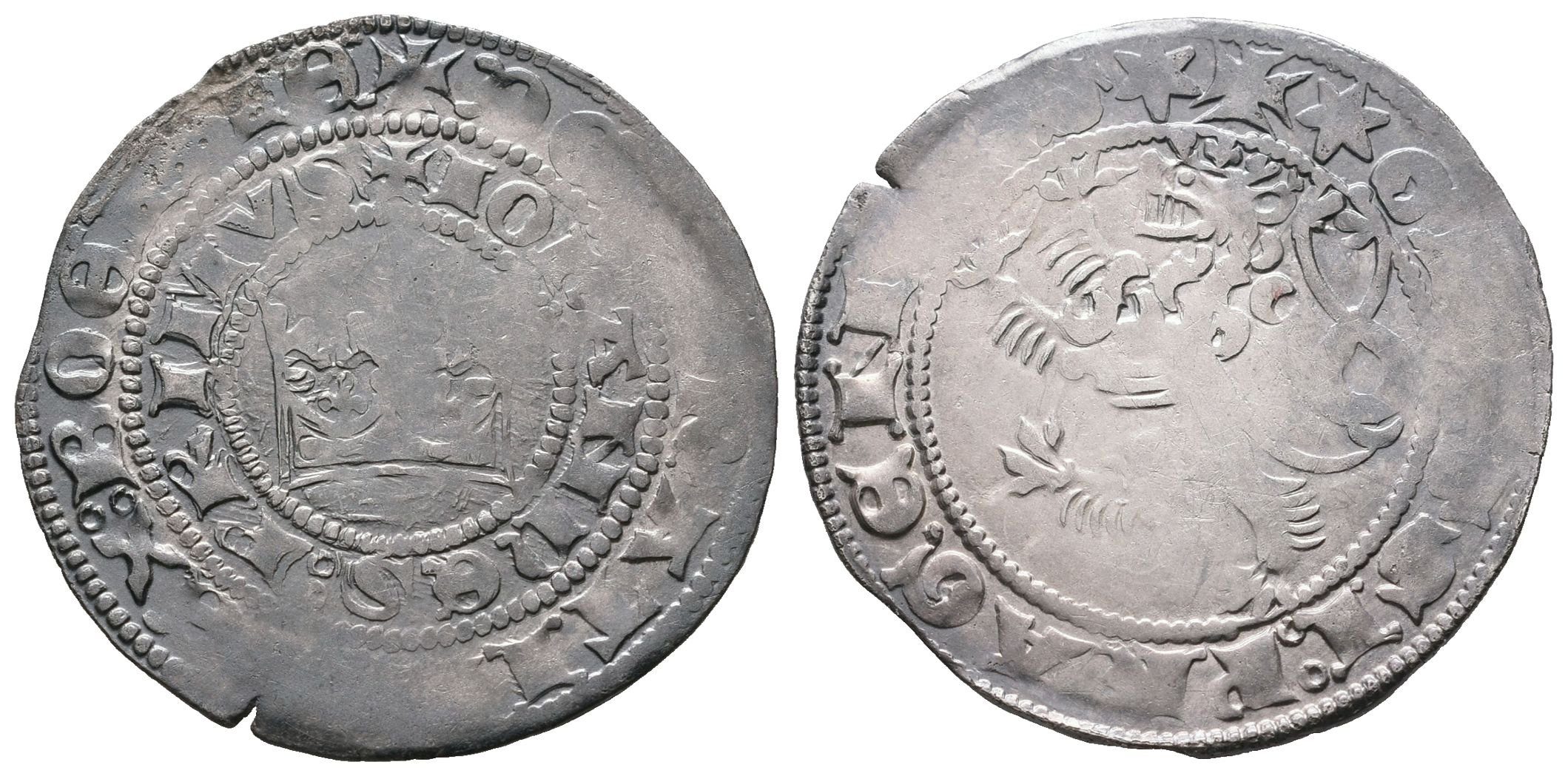Jan Lucemburský, Pražský groš, Castelin 1