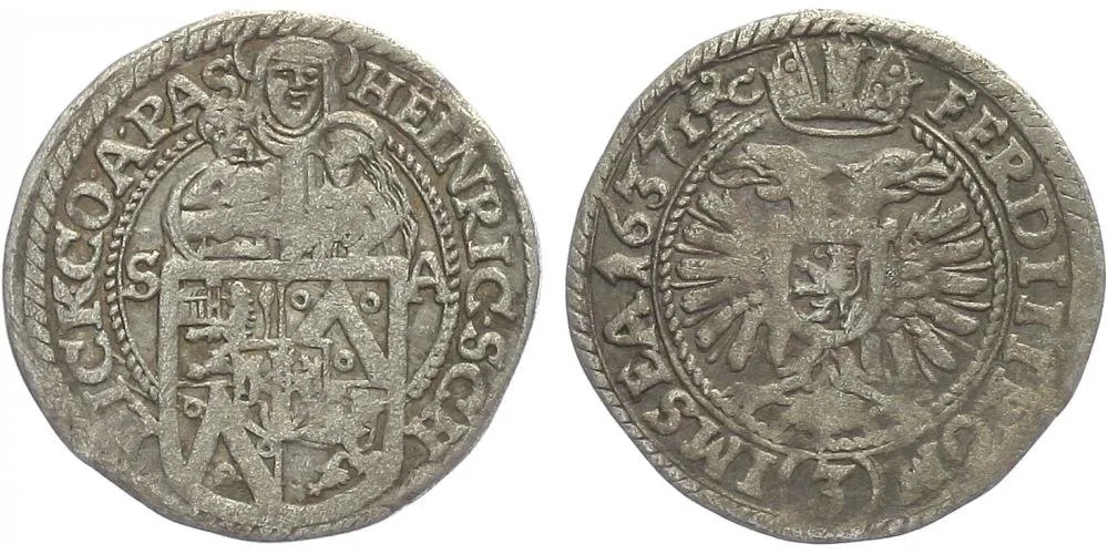 Šlik Jindřich, 1612 - 1650 — 1