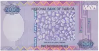 Rwanda, 2000 Francs 2014, P.40a - fotografie 2