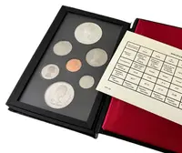 Kanada, Sada PROOF mincí Kanady 1987 + 1 Dollar Davis Strait - fotografie 3