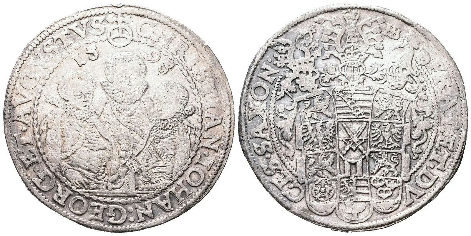 Sasko, Christian II., Johann Georg I. a August, 1591 - 1611 — 1