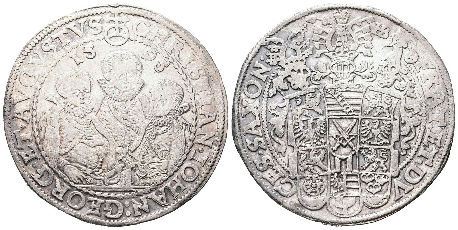 Sasko, Christian II., Johann Georg I. a August, 1591 - 1611 — 1