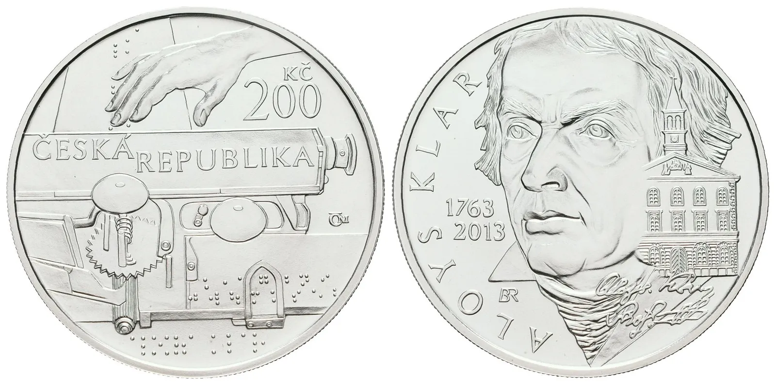 200 Kč 2013 - Aloys Klar - bez certifikátu