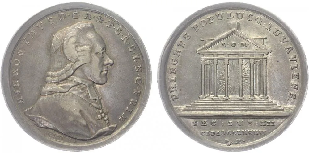 Salzburg - arcibiskupství, Hyeronymus Colloredo, 1772 - 1803 — 1