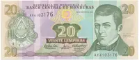 Honduras, 20 Lempiras 2004, P.92
