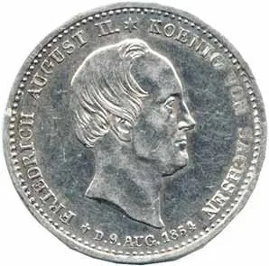 Sasko, Friedrich August II., 1836 - 1854 — 1