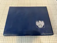 Použité - Koženková krabička na mince Rakouské republiky - Rozměr foto - fotografie 3