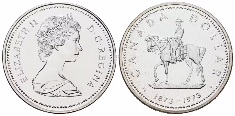 Kanada, Dollar 1973 - Mounted Police