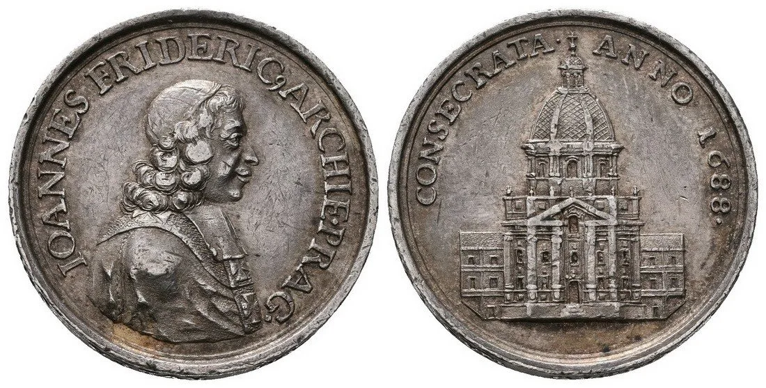 Praha - arcibiskupství, Johann Friedrich Graf von Waldstein, 1688 - 1694 — 1