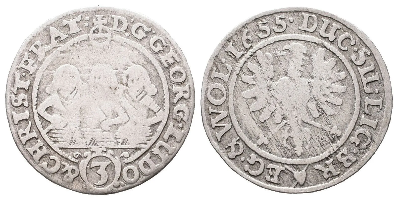 Lehnice - Břeh, Georg, Ludwig a Christian, 1639 - 1663 — 1